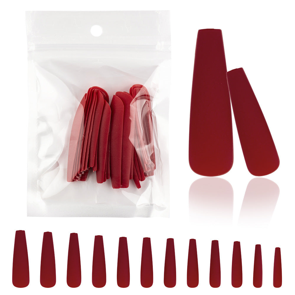 Wholesale Matte Extended Plastic Nail Stickers